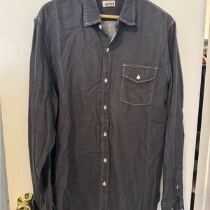 1901 Men's Charcoal Button Down Shirt